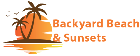 backyard beach and sunsets logo